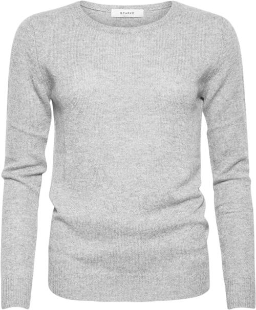 SPARKZ Copenhagen Pure Cashmere Oneck Pullover Kvinde Grey Mel. Sweaters Str XS Cashmere - hos Magasin