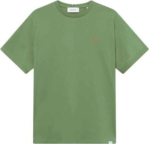 Les Deux Nørregaard Tshirt - Seasonal Mand Vintage Green/orange Kortærmede T-shirts Str XL - hos Magasin