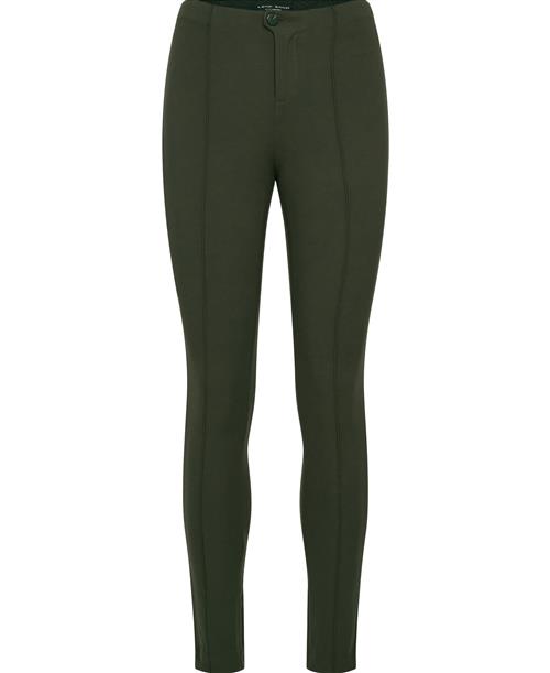 Se Sand 0774 Arella Kvinde Grøn Bukser Skinny Fit Str 40 - Nylon hos Magasin ved Magasin