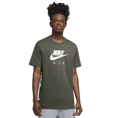 Se Nike air Tshirt Mand Beige Kortærmede T-shirts Str XS - Bomuld hos Magasin ved Magasin