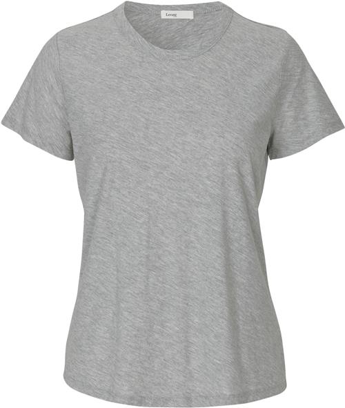 Se Levete room ANY 1 Kvinde Light Grey Melange Kortærmede T-shirts Str XS - Bomuld hos Magasin ved Magasin