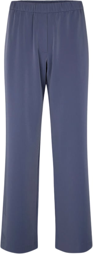 Samsøe Samsøe Hoys Straight Pants 7331 Kvinde Nightshadow Blue Bukser Med Lige Ben Str S - hos Magasin