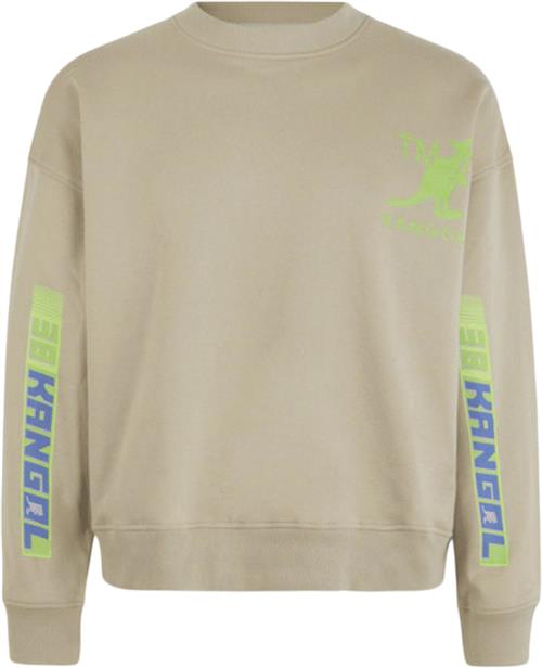 Kangol Crewneck Sweatshirt Mand Green Sweatshirts Str XS - Bomuld hos Magasin