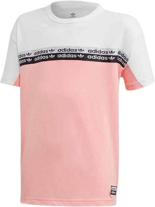 adidas Colorblock Tshirt Kids Str 170 - Pink Kortærmede T-shirts hos Magasin