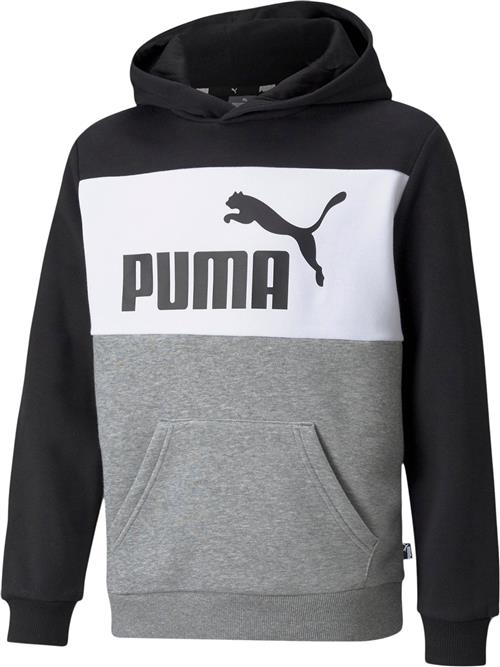 Puma Essentials+ Colourblock Hættetrøje 128 - Sweatshirts & Hættetrøjer hos Magasin