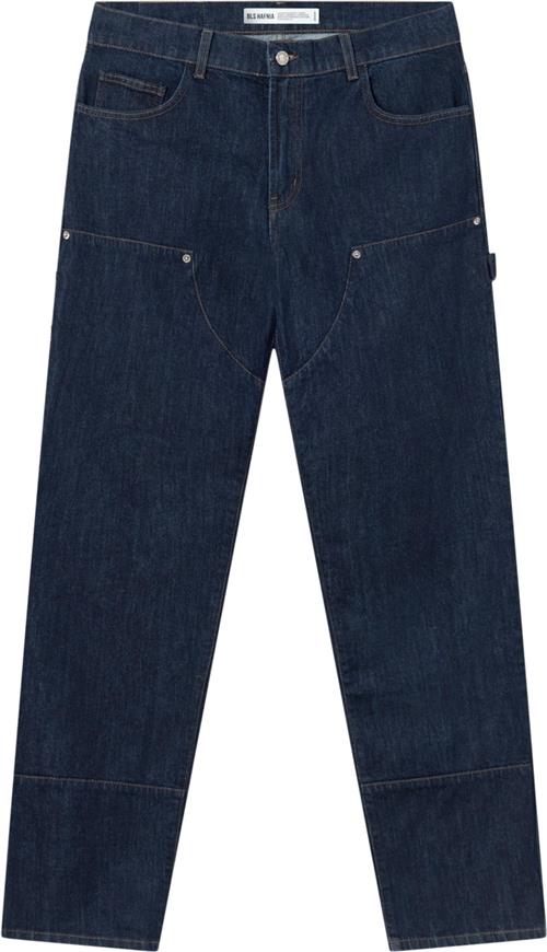 BLS Hafnia Carpenter Jeans Mand Dark Blue Jeans Str 33 - hos Magasin