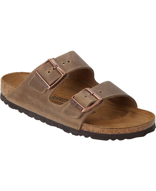 Se Birkenstock Arizona Sandal Kvinde Lys Brun Flade Sandaler Str 39 - hos Magasin ved Magasin