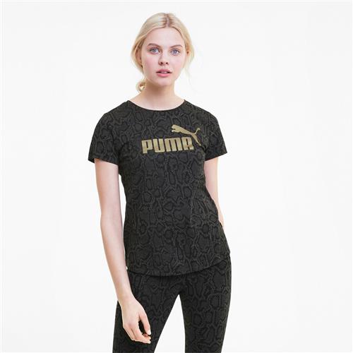 Puma Essentials+ Printed Graphic S - Trænings T-shirts Bomuld hos Magasin