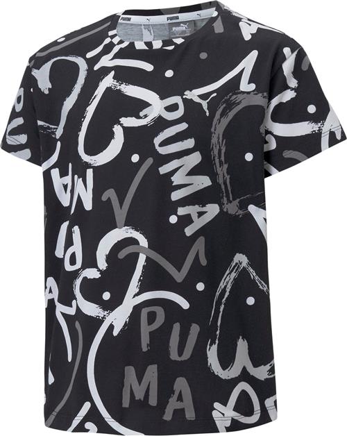 Puma Alpha AOP Tshirt 116 - T-shirts hos Magasin