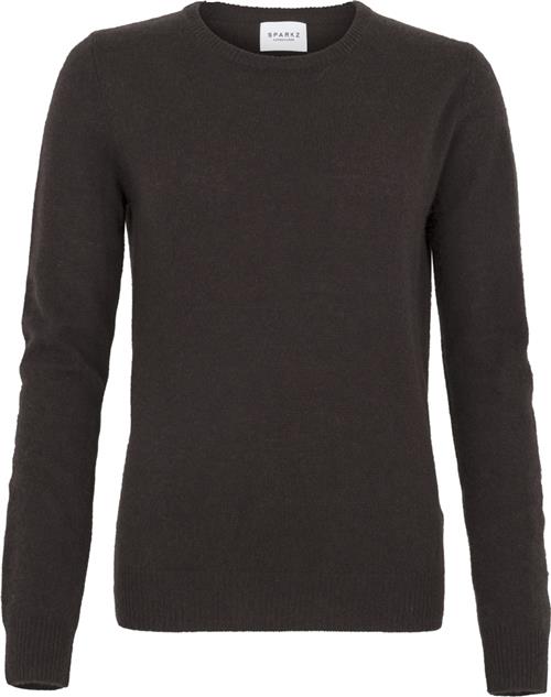 Se SPARKZ Copenhagen Pure Cashmere Oneck Pullover Kvinde Coffee Sweaters Str XS Cashmere - hos Magasin ved Magasin