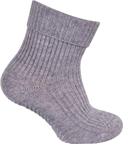 Se Melton ABS Bamboo/wool Sock Let's G Str 20-22 - Grå Strømper Uld hos Magasin ved Magasin