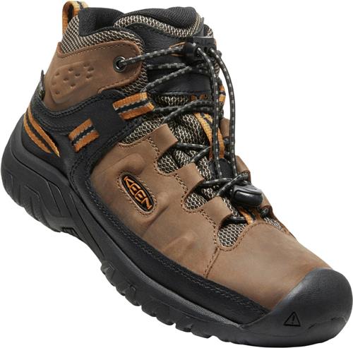 KEENkids KE Targhee MID WP Y D. Earthgold Brown D. Earth-gold Brown Støvler Str 32/33 - hos Magasin