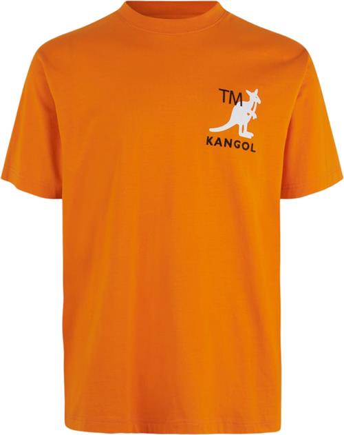 Se Kangol KG Harlem M03 Tshirt Mand Orange Kortærmede T-shirts Loose Fit Str S - Bomuld hos Magasin ved Magasin