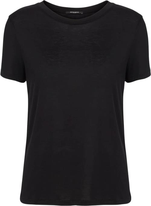 Bruuns Bazaar Katkabb ss Tshirt Kvinde Black Kortærmede T-shirts Str M - hos Magasin