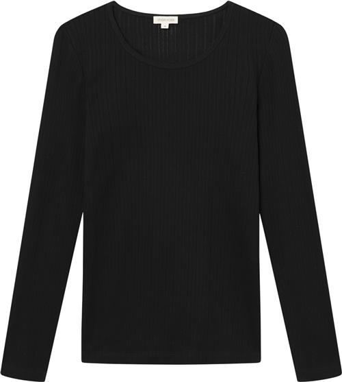 Studio Feder Gertrud Bluse Str L - Black Bluser Bomuld hos Magasin