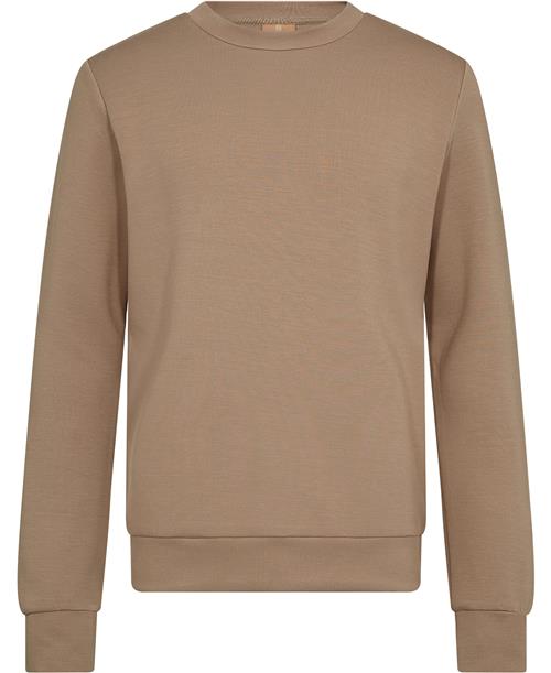 Mos Mosh Gallery Mmgabel Crew Neck Sweat Mand New Sand Sweatshirts Str L - Viskose hos Magasin