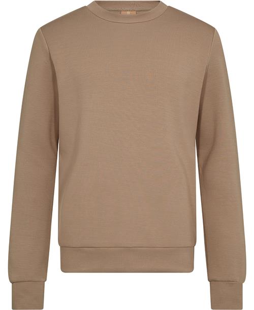 Mos Mosh Gallery Mmgabel Crew Neck Sweat Mand New Sand Sweatshirts Str XXL - Viskose hos Magasin