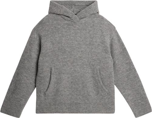 J. Lindeberg Broon Alpaca Blend Hoodie Mand Mid Grey Melange Hoodies Str XL - hos Magasin