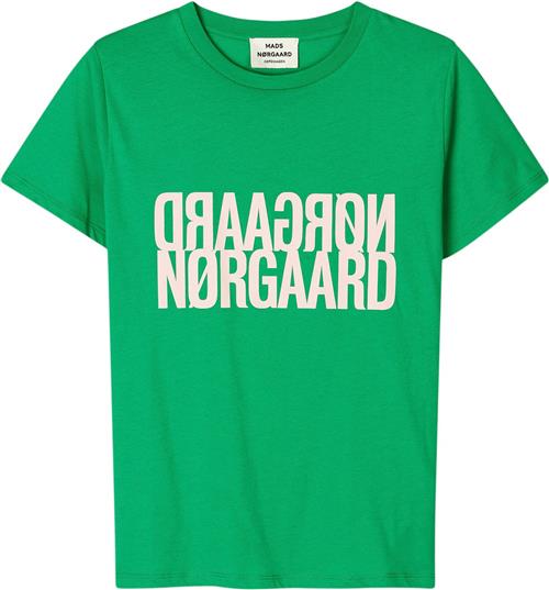 Mads Nørgaard - Copenhagen Single Organic Trenda P Tee Kvinde Grøn Kortærmede T-shirts Str S - hos Magasin