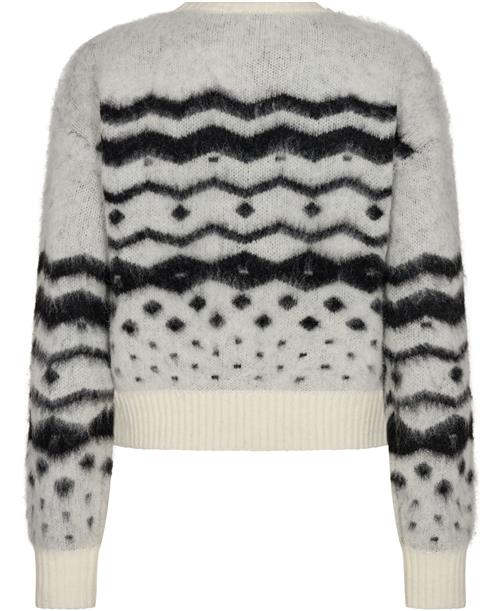 Designers Remix Verona Winter Knit Kvinde Cappuccino Sweaters Str XL - hos Magasin