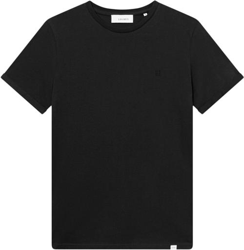 Les Deux Nørregaard Tshirt Tonal Mand Sort Kortærmede T-shirts Slim Fit Str XL - Bomuld hos Magasin