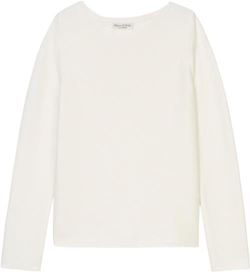 Marc O’Polo Pullover, Longsleeve, Roundneck Kvinde Salty White Sweaters Str XS - hos Magasin