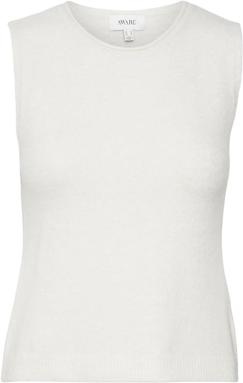 Vero Moda Vmlucille Oneck Knit Tank TOP VMA Kvinde Birch Sweaters Regular Fit Str L - hos Magasin