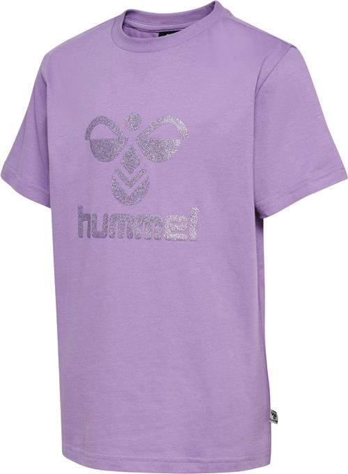 Hummel Hmltres Tshirt S/S Str 10 år / 140 cm - Diffused Orchid Kortærmede T-shirts hos Magasin