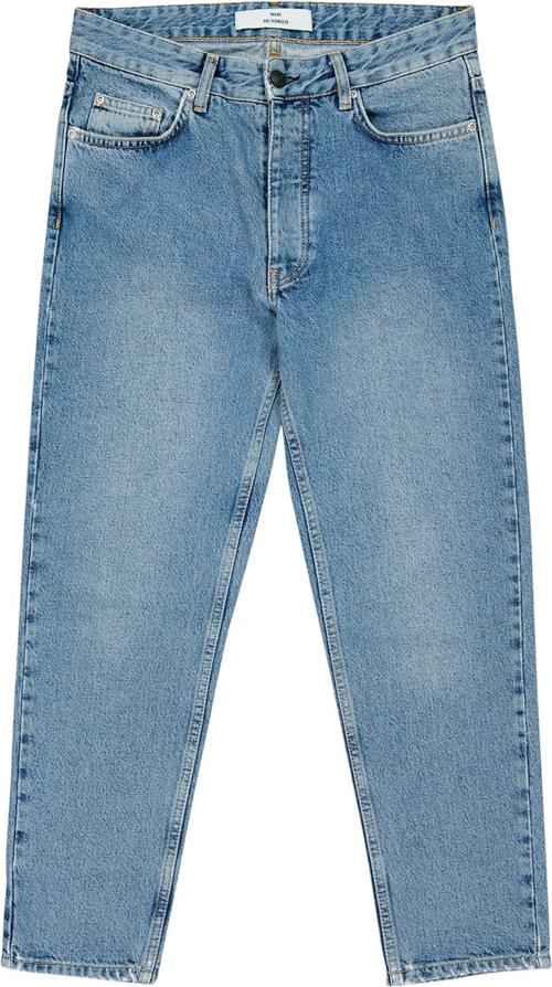 Won Hundred Ben Distressed Blue Italy Mand Distressed Blue It Jeans Loose Fit Str 29 / 32 - hos Magasin