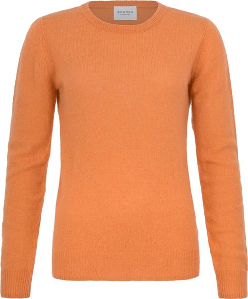 SPARKZ Copenhagen Pure Cashmere Oneck Pullover Kvinde Red Sand Sweaters Str L Cashmere - hos Magasin