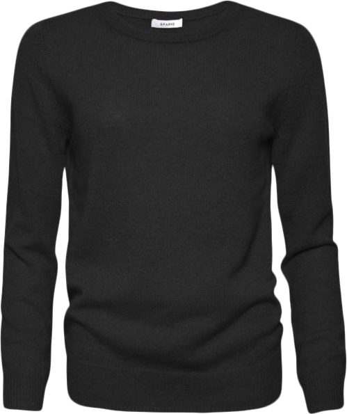 Se SPARKZ Copenhagen Pure Cashmere Oneck Pullover Kvinde Black Sweaters Str XS Cashmere - hos Magasin ved Magasin