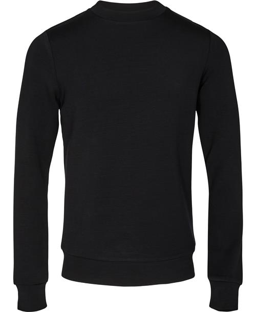 Se Mos Mosh Gallery Abel Crew Neck Sweat Mand Black Sweatshirts Str S - Viskose hos Magasin ved Magasin