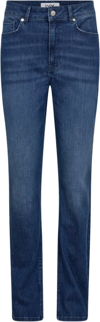 IVY Copenhagen Ivylulu Jeans Split Wash Tenerife Kvinde Denim Blue Skinny Jeans Str 28 / 32 - hos Magasin