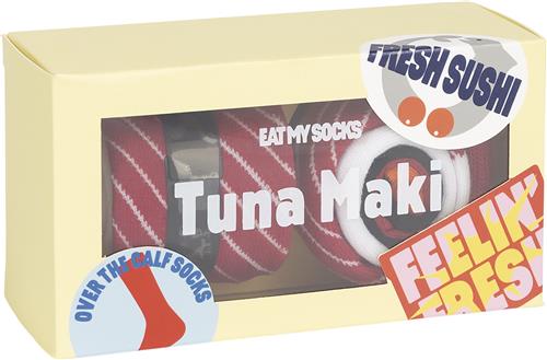 Eat My Socks Strømper Tuna Maki Ankelstrømper Str 4,5 x 5,4 x 11 cm - Bomuld hos Magasin