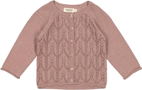 Se MarMar Copenhagen Totti Str 2Y/92 - Dusty Mauve Cardigans hos Magasin ved Magasin