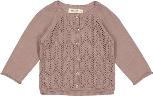 Se MarMar Copenhagen Totti Str 1½Y/86 - Dusty Mauve Cardigans hos Magasin ved Magasin