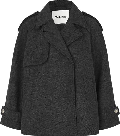 Modström Esmundmd Twill Jacket Kvinde Sort Blazere Str M - hos Magasin