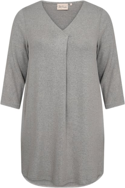 Wasabiconcept Wasimone 5 Kvinde 99470 Med. Grey Melange Tunikaer Str 42/44 - Polyester hos Magasin