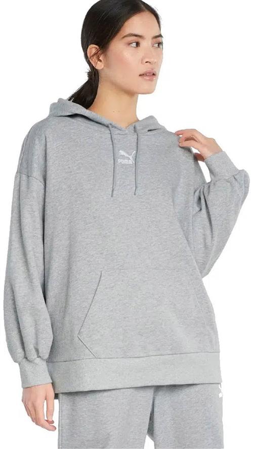 Se Puma Classic Oversized Hættetrøje L - Hættetrøjer & Sweatshirts hos Magasin ved Magasin