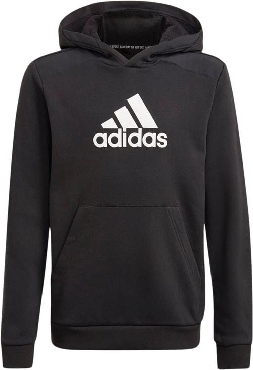 adidas Badge of Sport Logo Hættetrøje 104 - Sweatshirts & Hættetrøjer Bomuld hos Magasin