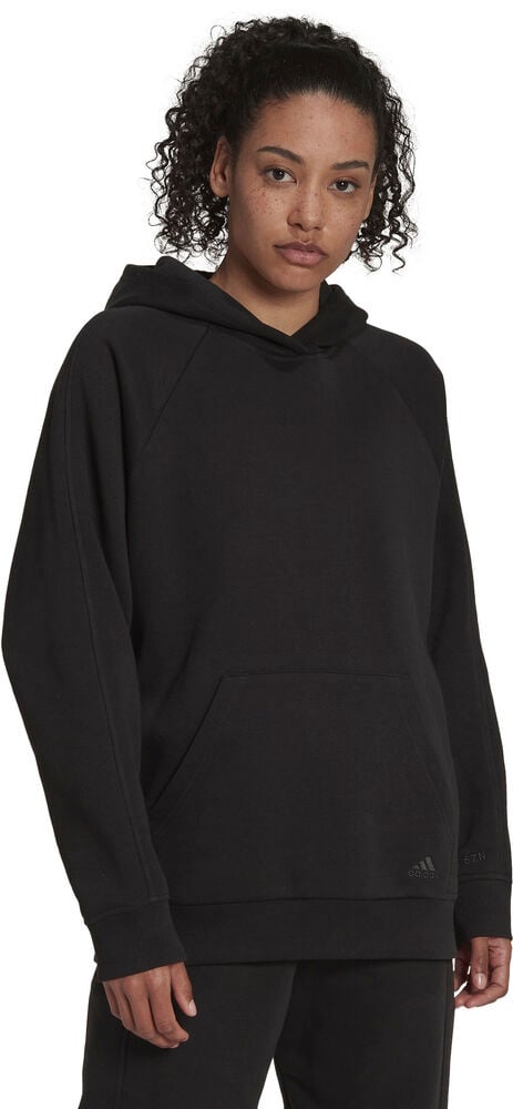 Se adidas ALL SZN Fleece Boyfriend Hættetrøje XL - Hættetrøjer & Sweatshirts Bomuld hos Magasin ved Magasin