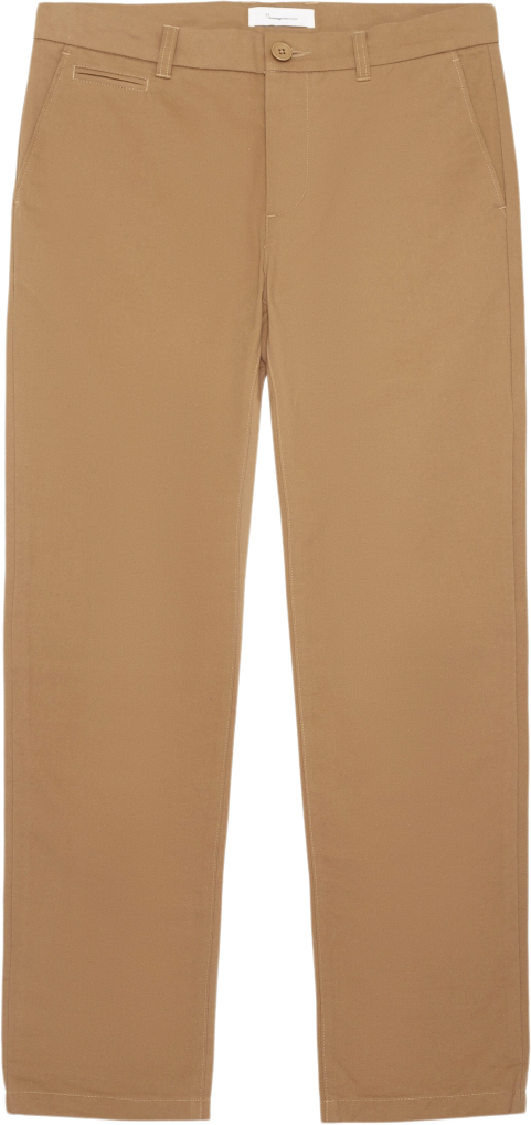 Knowledge Cotton Apparel Chuck Regular Chino Twill Pants Gots/vegan Mand Brun Chinos Str 28/32 - Bomuld hos Magasin