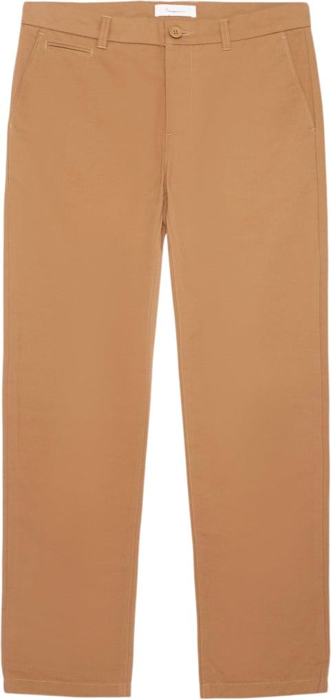 Se Knowledge Cotton Apparel Chuck Regular Chino Twill Pants Gots/vegan Mand Brun Chinos Str 34/32 - Bomuld hos Magasin ved Magasin