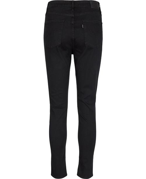 Se Levi's 721 High Rise Skinny Jeans Kvinde Sort Skinny Jeans Skinny Fit Str W25/L30 - hos Magasin ved Magasin