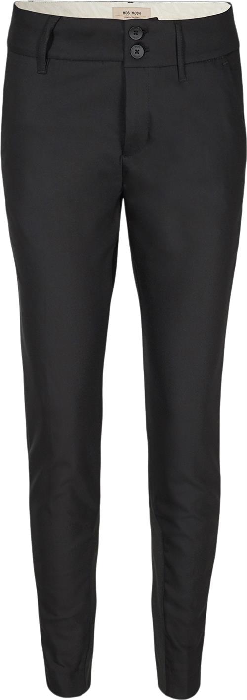 Mos Mosh Blake Night Pant Kvinde Black Bukser Med Smalle Ben Str 44 - hos Magasin