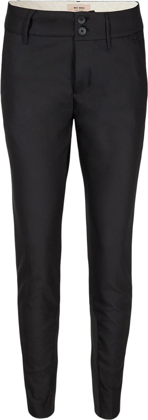 Se Mos Mosh Blake Night Pant Kvinde Black Bukser Med Smalle Ben Str 38 - hos Magasin ved Magasin