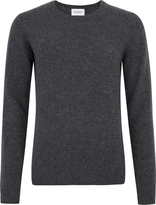 Se SPARKZ Copenhagen Pure Cashmere Oneck Pullover Kvinde Graphite Melange Sweaters Str XS Cashmere - hos Magasin ved Magasin