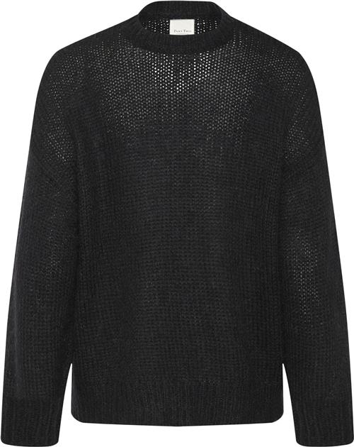 Se Part Two Lindipw PU Kvinde Black Sweaters Relaxed Fit Str S - hos Magasin ved Magasin