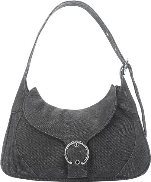 SILFEN Thea Buckle Shoulder Bag One Size - Skuldertasker Denim hos Magasin