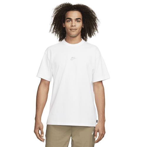 Nike Sportswear Premium Essentials Tshirt Mand White/white Kortærmede T-shirts Str 2XL/LONG - Bomuld hos Magasin